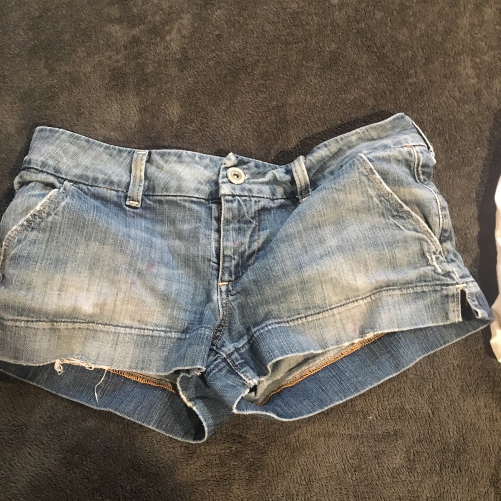 Denim shorts